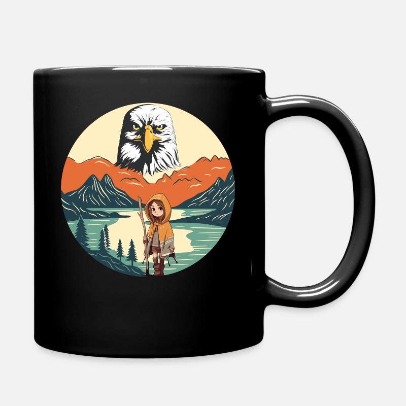 Mountain - Full Colour Mug - black