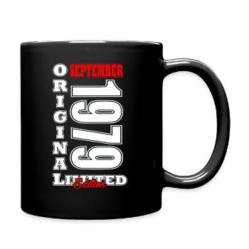 1979 September 1979 45th Anniversary Gift - Full Colour Mug - black - Right