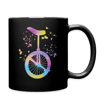 Unicycliste monocycle monocycle - Mug uni - noir - Droite
