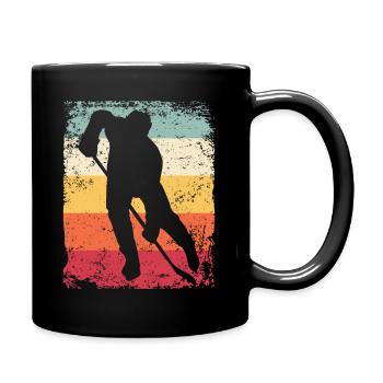 joueurs de hockey sur glace vintage hockey sur glace - Mug uni - noir - Droite