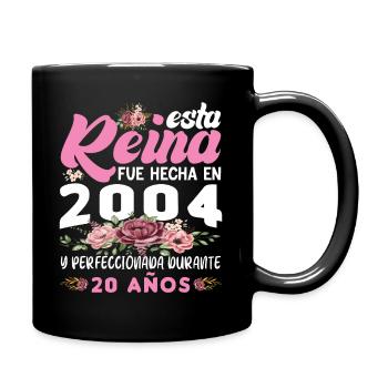 20 Years Birthday Gift Woman Made In 2004 - Full Colour Mug - black - Right