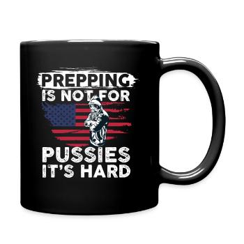 La préparation n’est pas pour les chattes C’est difficile - Mug uni - noir - Droite