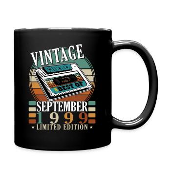 Anniversaire Septembre 1999 - Né en Septembre - Mug uni - noir - Droite