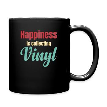 Vinyl Klingt Besser Sammler Antiker Rustikaler - Tasse einfarbig - Schwarz - Rechts