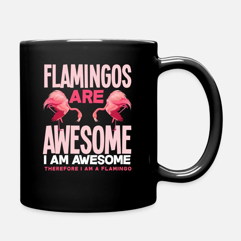 Flamingo Ich Bin Ein Flamingo - Tasse einfarbig - Schwarz