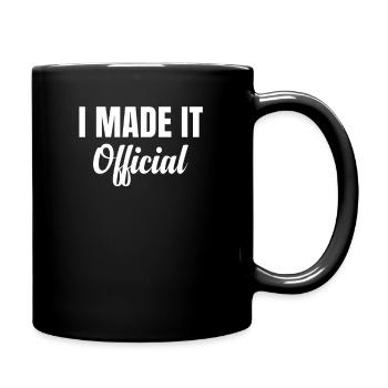 Ich Habe Es Zum Offiziell Ordinierten Geistlichen - Tasse einfarbig - Schwarz - Rechts