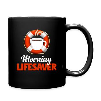 No babysitter Funny lifeguards - Full Colour Mug - black - Right