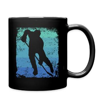 joueurs de hockey sur glace vintage hockey sur glace - Mug uni - noir - Droite
