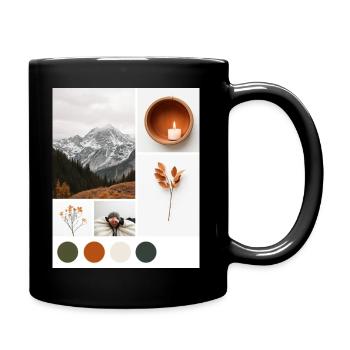 Rest. - Full Colour Mug - black - Right