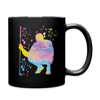 Golfer Colorsplash Kinder Miniaturgolf - Tasse einfarbig - Schwarz - Rechts
