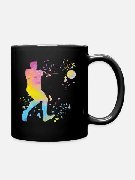 Lanceur de marteau Lancer de marteau Colorsplash - Mug uni - noir