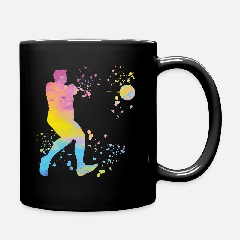 Lanceur de marteau Lancer de marteau Colorsplash - Mug uni - noir