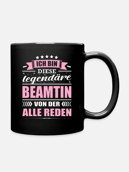Ich Bin Diese Legendäre Beamtin Abschied - Tasse einfarbig - Schwarz