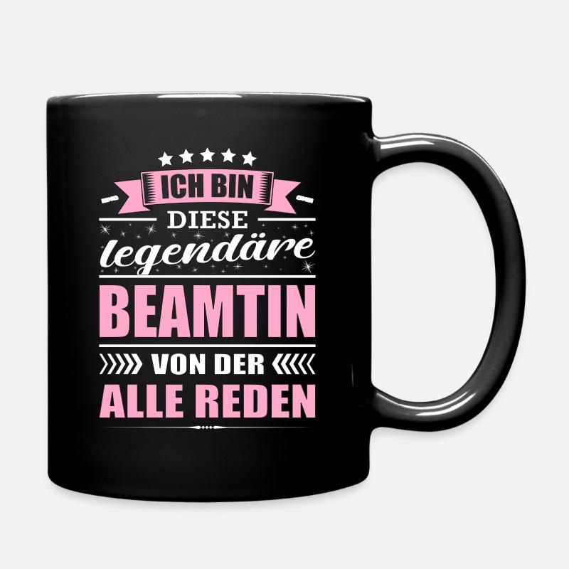 Ich Bin Diese Legendäre Beamtin Abschied - Tasse einfarbig - Schwarz
