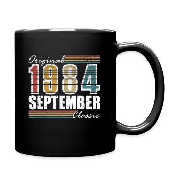 1984 Septembre Naissance Anniversaire Année de naissance - Mug uni - noir - Droite