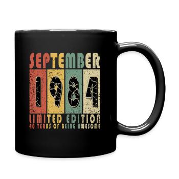September 1984 Gift Built September 1984 - Full Colour Mug - black - Right