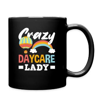 Crazy daycare lady - Full Colour Mug - black - Right