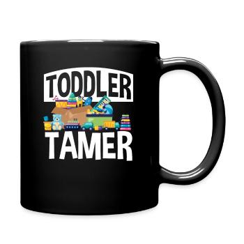Toddler Tamer Daycare Teacher - Full Colour Mug - black - Right