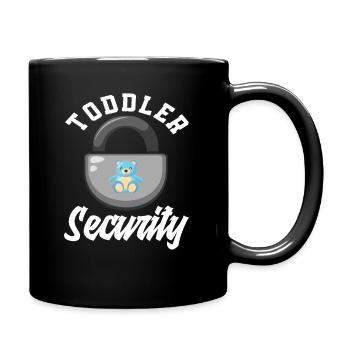 Toddler Safety Kindergarten - Full Colour Mug - black - Right