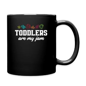 Toddlers are my thing, daycare center - Full Colour Mug - black - Right