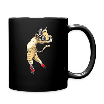 Figure Skating - Cat Figure Skating - Mug uni - noir - Droite