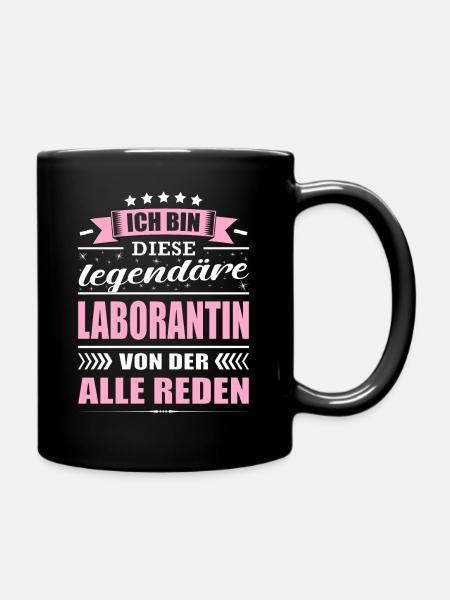 Ich Bin Diese Legendäre Laborantin - Tasse einfarbig - Schwarz