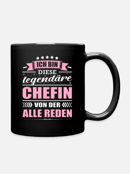 Ich Bin Diese Legendäre Chefin Chef - Tasse einfarbig - Schwarz