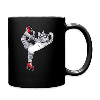 Figure Skating - Cat Figure Skating - Mug uni - noir - Droite