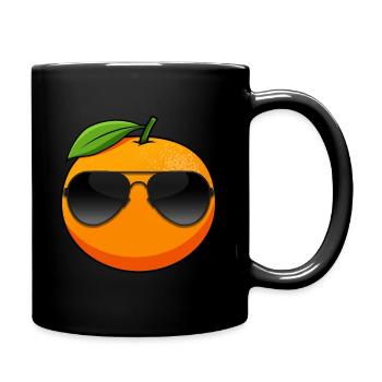 Citrus Fruit Vitamin C Cool Orange - Full Colour Mug - black - Right