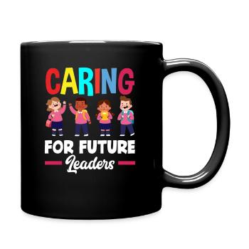 Nurturing future leaders - Full Colour Mug - black - Right