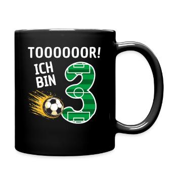 Tor Ich bin 3 - Tasse einfarbig - Schwarz - Rechts