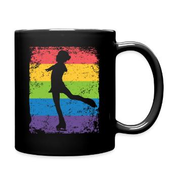 Patinage artistique Patinage artistique Patinage sur glace - Mug uni - noir - Droite