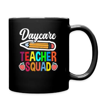 Kindergarten Teacher Team - Full Colour Mug - black - Right