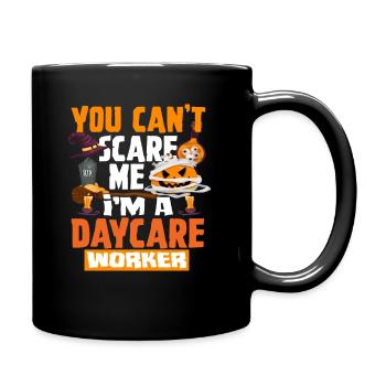 You can't scare me, I'm a - Full Colour Mug - black - Right
