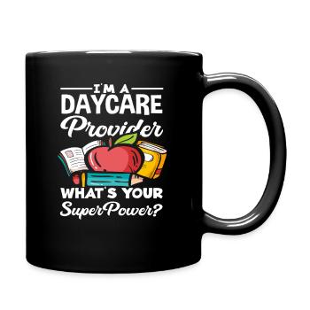 I am a kindergarten supervisor What is yours - Full Colour Mug - black - Right