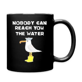 Mouette Proverbes Expressions idiomatiques Licorne côtière - Mug uni - noir - Droite
