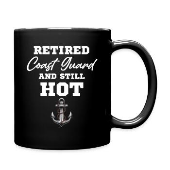 Garde côtière à la retraite et toujours en activité - Mug uni - noir - Droite