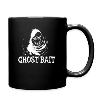 Ghost Bait Schädel Geistköder Spukender Sensenmann - Tasse einfarbig - Schwarz - Rechts