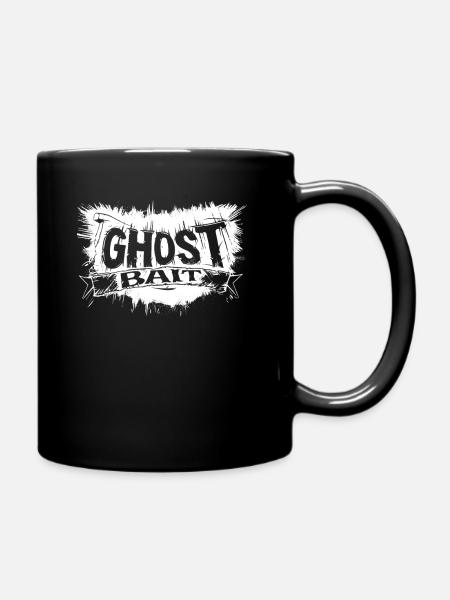 Ghost Bait Ghost Bait Banner Paranormal Design - Full Colour Mug - black