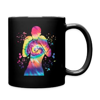 Boxing Fighter Kids Boxing Match Boxer - Full Colour Mug - black - Right