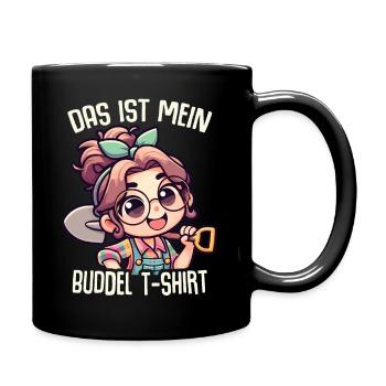 Garten Geschenk Gärtnerin Geburtstag Geschenk - Tasse einfarbig - Schwarz - Rechts