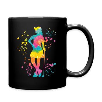 Golfer Colorsplash Kinder Miniaturgolf - Tasse einfarbig - Schwarz - Rechts