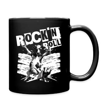 Festival de musique Rock Cow Rock n Roll - Mug uni - noir - Droite