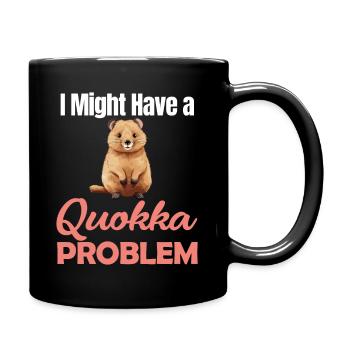 J’ai peut-être un problème de Qoukka - Mug uni - noir - Droite