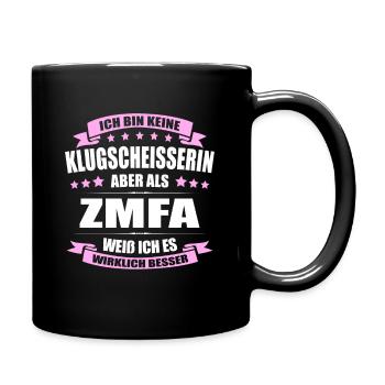 Ich Bin Keine Klugscheisserin ZMFA - Tasse einfarbig - Schwarz - Rechts