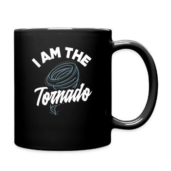 I'm the Tornado Storm Chaser - Full Colour Mug - black - Right