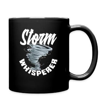 Storm Whisperer For Storm Chaser - Full Colour Mug - black - Right
