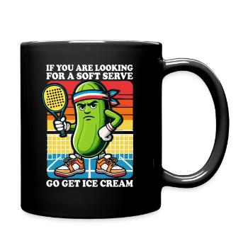 Pickleball, Joueur de pickleball et Paddleball - Mug uni - noir - Droite
