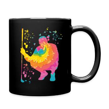 Golfer Colorsplash Kinder Miniaturgolf - Tasse einfarbig - Schwarz - Rechts