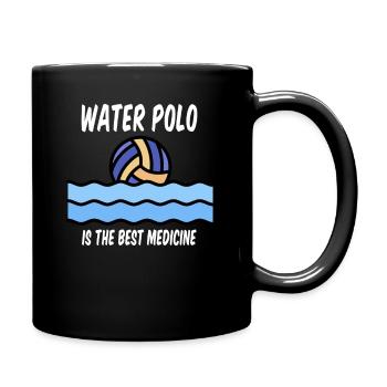 Wasserpolo Ist Der Beste Medizinschwimmer. - Tasse einfarbig - Schwarz - Rechts